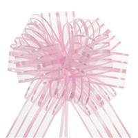 sourcing map Inch Organza Pull Bow Metallic Gift 15pcs 6 Large Pink