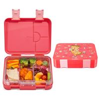 JOYHILL Lunch for Kids,Leak Proof Lunch Bento Box Box 4-6 Box (L-Pink