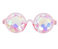 ZAIQUN Kaleidoscope Rainbow Women Men Rave Glasses Sunglasses Glasses