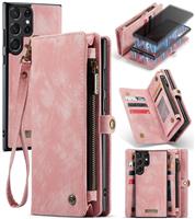 Wallet Case for Samsung Ultra Galaxy S23 5G, 2in1 Galaxy S23 (Pink)