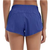 Husnainna Women's Athletic Shorts 2.5 H021-Periwinkle Purple-A4XS