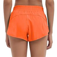 Husnainna Women's Athletic Shorts High Waisted 2.5 H021-Orange-E12XL