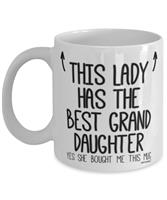 MIPOMALL Mug Gift for Grandma from Grand Daughter, This White wm7477