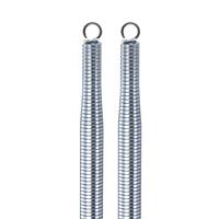 sourcing map PVC Spring Bender OD Long Zinc Plated 2pcs 15.5mm 550mm