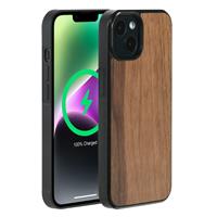 molzar Grip Series Magnetic Case for iPhone with 14 Black/Walnut