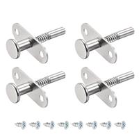 sourcing map Plunger Latches Spring-Loaded Stainless 6mm 6mm 50mm 4pcs