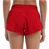 Husnainna Women's Athletic Shorts High Waisted 2.5 H021-Red-A4XS