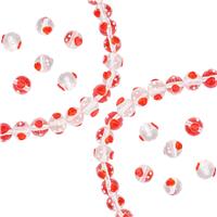 Airssory Pcs Handmade Round with Sweet Heart Beads 30 Red Glass Making