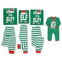 IFFEI Christmas Pyjamas Matching Family Pajamas Sets Xmas 3-4 Green