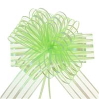 sourcing map Inch Organza Pull Bow Gift Wrapping 15pcs 6 Large Green