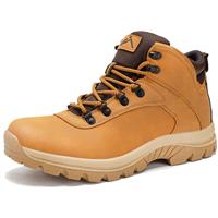 CC-Los Men's Waterproof Boots - Outdoor Hiking Walking Yellow 6-13