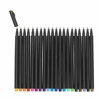 Panduro Fineliner Pens Fine Felt Tip Pens Thin Tip mm Pack of 0.4 20