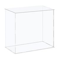 sourcing map Acrylic Display Case Plastic Cube Box Box 41x21x36cm