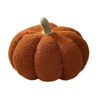 DRTRU Halloween Pumpkin Throw Pillow, Fluffy Plush Stuffed Favors,30cm