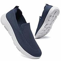 konhill Slip on Trainers Men, Low-Top Sneakers for Men, Walking Navy46