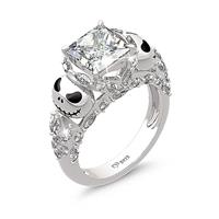 JeuliaJack and Skellington Rings Women Nightmare Before 925 1/2)