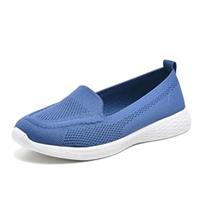 Wryweir Women Slip on Trainers Lightweight Walking A/Blue 8.5