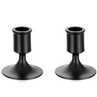 Sziqiqi Candlestick Candle Holders Decorative Candle Holders Black, 1