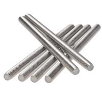sourcing map Fully Threaded Rod Stainless Steel 6Pcs M8 x 130mm 304