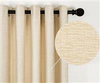 Super Soft Heavy Chenille Lined Eyelet Curtains Textured 2 66x54")