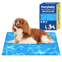 furrybaby Dog Cooling Mat, Pet Bed Mat Self-Cooling Large 50x65cm),