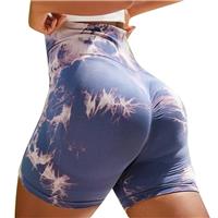 Litthing Women's Gym Shorts High Waist Tummy Control Cycling Seamless