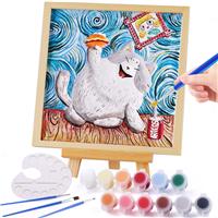 ONE TO FOUR Paint Gifts for Kids - Cat 8-12, 8 9 10 11 12 (Excited)