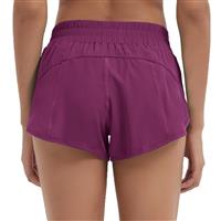 Husnainna Women's Athletic Shorts High 2.5 H021-Magenta Purple-E12XL