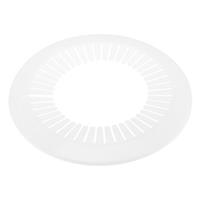 sourcing map Pipe Cover Decoration, PP Plastic 2pcs 140mm-168mm White
