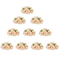 NUPTIO Artificial Flower Centrepieces for 10 Large 40cm Blue Faux