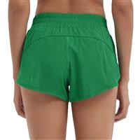 Husnainna Women's Athletic Shorts High Waisted 2.5 H021-Green-B6S