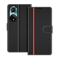 COODIO Phone Case For Honor Magnetic Flip 50 5G, 50 5G 9 Black/Red