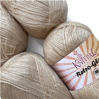 Retro-Glam Metallic Glossy Sheen Yarn, Extra 4 1172m/400g, #3 Blue)