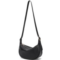 MULTIONS Sling Crescent Bag for Women Leather Hobo Shoulder Bag