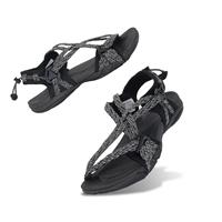 GRITION Women Sandals, Girls Hiking Walking Black Pink (3.5 Pink)