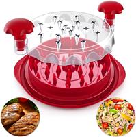 Meat with Clear Lid Ergonomic Handle Shredder Shredder Shredder