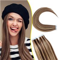 SEGO Tape in 16 inches Extensions [3gx20pcs] #4/27 Medium 100% (60g)