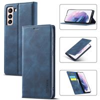 EYZUTAK Case for Samsung Vintage Classic Matte Galaxy S21 5G, Blue