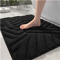 Color G Bath Mat Non Slip Bathroom Mats Absorbent, 60 x 90cm, (Blue)