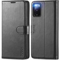 TUCCH Wallet Case Galaxy S20 (6.5"), Blocking][Credit Galaxy S20 Black