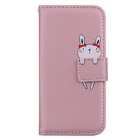 Huawei Mate Lite Phone Case, Annuo Cute Cartoon Animal 20 Slots-Pink