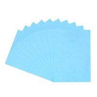 sourcing map Leather Grain Binding 100pcs A4 180gsm Textured Blue