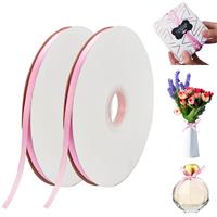 KLYNGTSK Rolls Satin Ribbon 2 Pink 6mm Pink Accessory(100Yard/Roll)