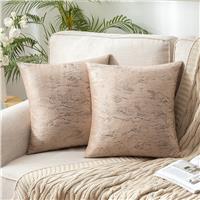 MIULEE Velvet Cushion Covers Decorative Square Fabulous French 20x20 2