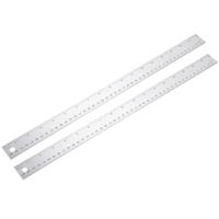 Cork stainless steel ruler measuring tool drafting precison ruler 2pcs