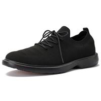 konhill Mens Breathable Trainers - Comfortable Walking 7.5UK Black