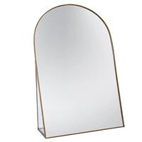 Gisela Graham 2 x Gold Metal Edge Tabletop Mirror, Lge