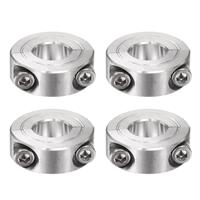 Shaft Collar for Rod OD Width uxcell 4pcs 1/2" 1-1/8" 13/32" 304 Axle