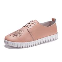 UberDeco Women's Loafers Moccasins Lace-up Flats Walking Pink, UK7)