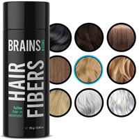 Brains & Son Hair Fiber - Premium Hair Thickener - 25g (MEDIUM